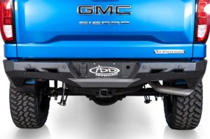 Chevrolet Silverado 1500 Bumper - Rear - Addictive Desert Designs - Black Label - Hammer Black - `20-`27 Chevrolet Silverado 1500 Bumper - Rear - Addictive Desert Designs - Black Label - Hammer Black - `20-`27